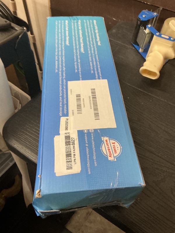 Photo 1 of UTK Hip Heating Pad for Sciatica, 5X Far Infrared Heating Pads with 16 Natural Jades & Smart Controller, Lower Back/Thigh/Buttock/Abdomen Electric Heat Pad for Women (16.9 Inch)