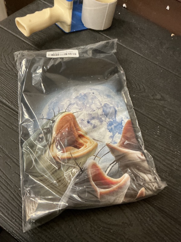 Photo 1 of 3 Catfish Howling at The Moon Funny Catfish Fishing Lover T-Shirt