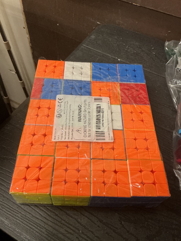Photo 1 of 20 Pack 3x3 Speed Cube Set,3x3x3 Bulk Magic Cube Party Favors Stickerless Gifts for Kids Puzzle Game Toys