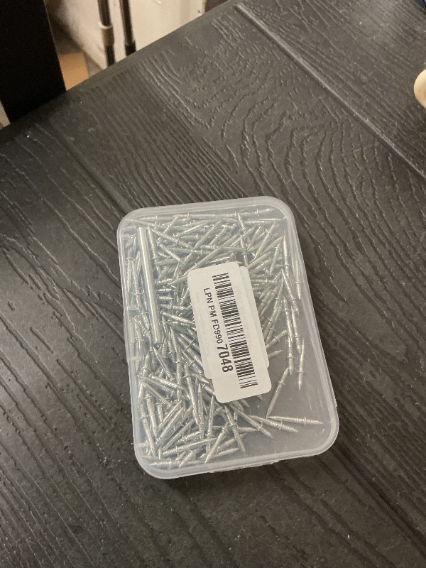 Photo 1 of 300 Pcs Double-Head Skirting Nails – Invisible Seamless Fasteners for Solid Wood Baseboard & Trim, No?Mark Double?Sided Nails with 3 Sleeve Tools, Professional Finish for Cabinets & Furniture