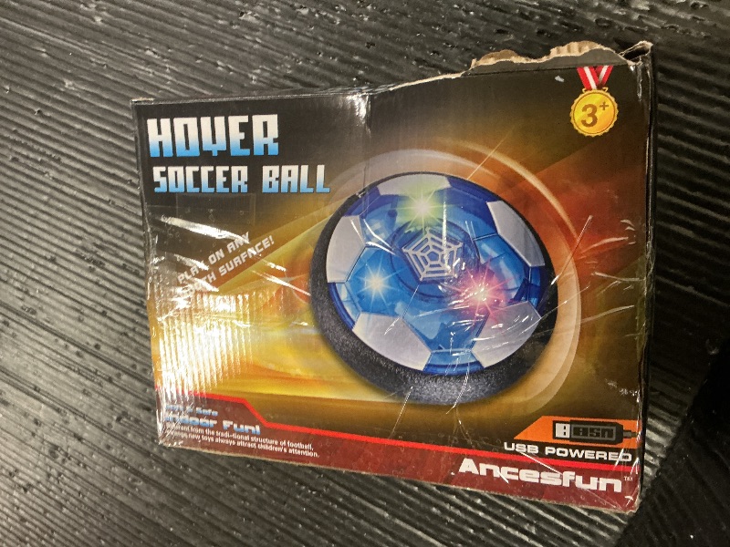 Photo 1 of 2 in 1 Hover Soccer Ball Set, USB Rechargeable Air Power Soccer Kids Toys with LED Lights and Foam Bumper Protection, 2 Goals for Boys and Girls Ages 3 4 5 6 7 8-12 Indoor/Outdoor Games