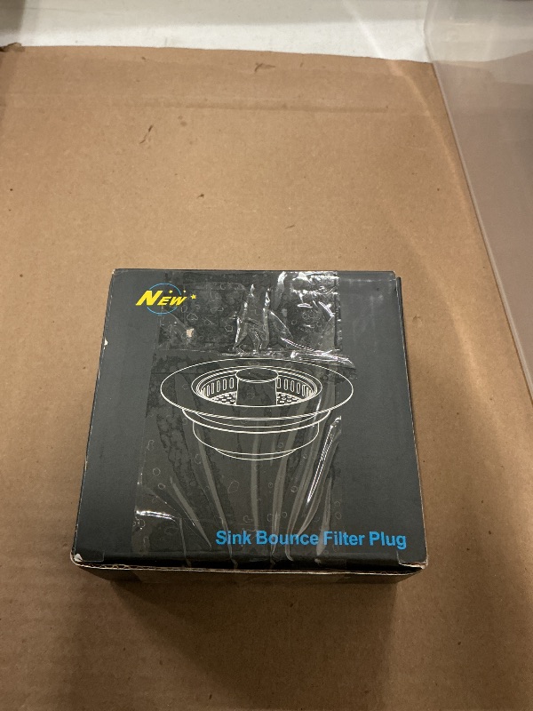 Photo 1 of 3-in-1 Kitchen Sink Drain Strainer Stopper, Upgraded Stainless Steel Sink Plug with Anti-Clog Filter Basket, Fits Standard 3-1/2 Inch Drain Hole, Pop Up Garbage Disposal Cover Food Catcher