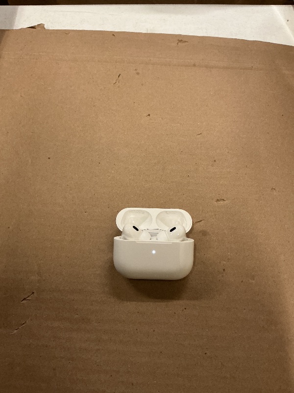 Photo 1 of Apple AirPods Pro (2nd generation) with MagSafe Charging Case (USB-C) (Renewed)