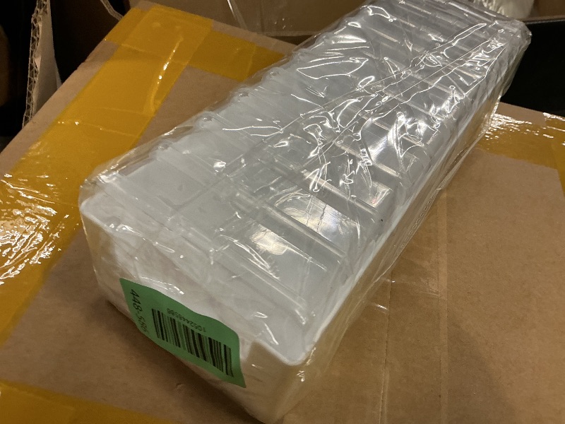 Photo 1 of 11 Box Cable Organizer Storage Box, Desktop Cable Management with Switch, Power Cord Organizer for Office,Home,Desk Accessories Storage Stationery Supplies and Accessories?Clear? (11 Box)