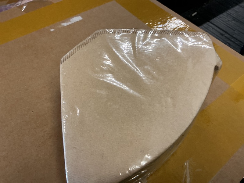 Photo 1 of 200 Count #4 Cone Coffee Filters 8-12 Cups, Disposable Coffee Filters 4 Cone Paper Unbleached Natural 4 Filters Paper Compatible with Ninja, Drip and Pour Over Coffee Maker