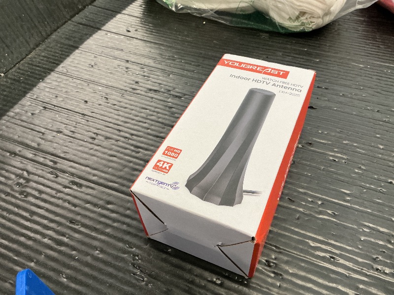 Photo 1 of 2026 Upgraded TV Antenna for Smart TV, Digital Antenna for Local Channels, 2300+ Miles Range TV Antenna Indoor with 360° Signal Strongest Booster, Supports 1080P 4K Reception HD 16.41FT Cable