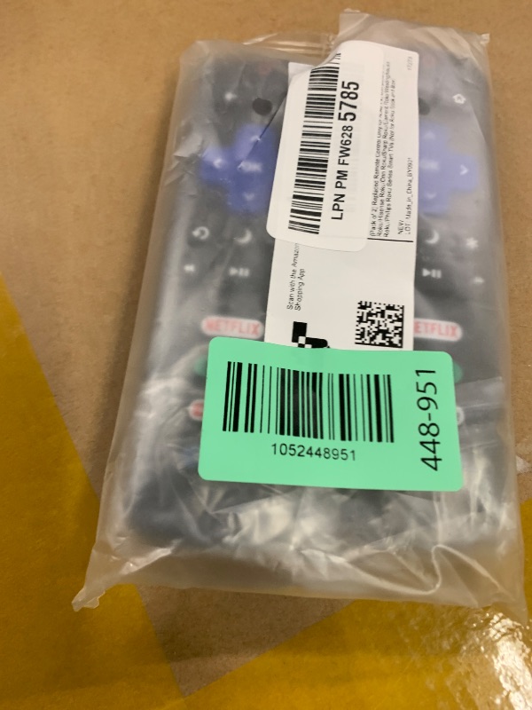 Photo 1 of (Pack of 2) Replacement Remote Control Only for Roku TV, Compatible for TCL Roku/Hisense Roku/Onn Roku/Sharp Roku/Element Roku/Westinghouse Roku/Philips Roku Smart TVs (Not for Roku Stick and Box)