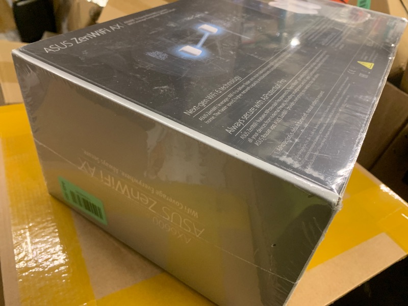 Photo 1 of ASUS ZenWiFi AX6600 Tri-Band Mesh WiFi 6 System (XT8 2PK) - Whole Home Coverage up to 5500 sq.ft & 6+ Rooms, AiMesh, Included Lifetime Internet Security, Easy Setup, 3 SSID, Parental Control, White