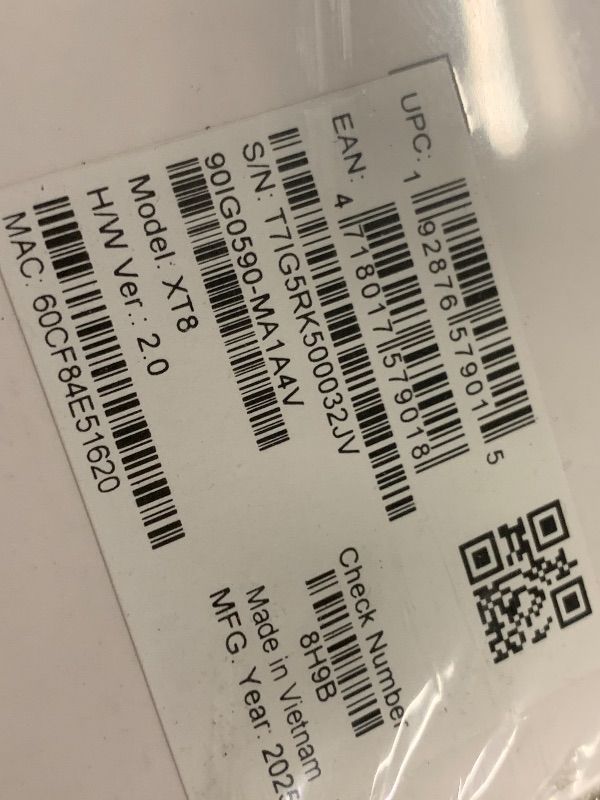 Photo 1 of ASUS ZenWiFi AX6600 Tri-Band Mesh WiFi 6 System (XT8 2PK) - Whole Home Coverage up to 5500 sq.ft & 6+ Rooms, AiMesh, Included Lifetime Internet Security, Easy Setup, 3 SSID, Parental Control, White