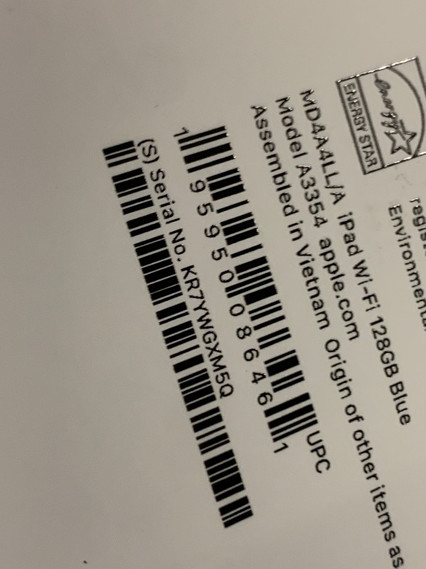 Photo 1 of Apple iPad 11-inch: A16 chip, 11-inch Model, Liquid Retina Display, 128GB, Wi-Fi 6, 12MP Front/12MP Back Camera, Touch ID, All-Day Battery Life — Blue