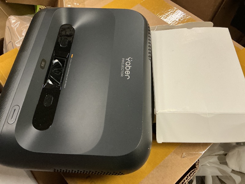 Photo 1 of [Sound by JBL & Built_in Google TV] Yaber K300s Triple Laser Projector - Ultra Short Throw Smart Projector 30W JBL Speaker?4K Support, Dolby Vision, 150% NTSC, 100" Display from just 9" away