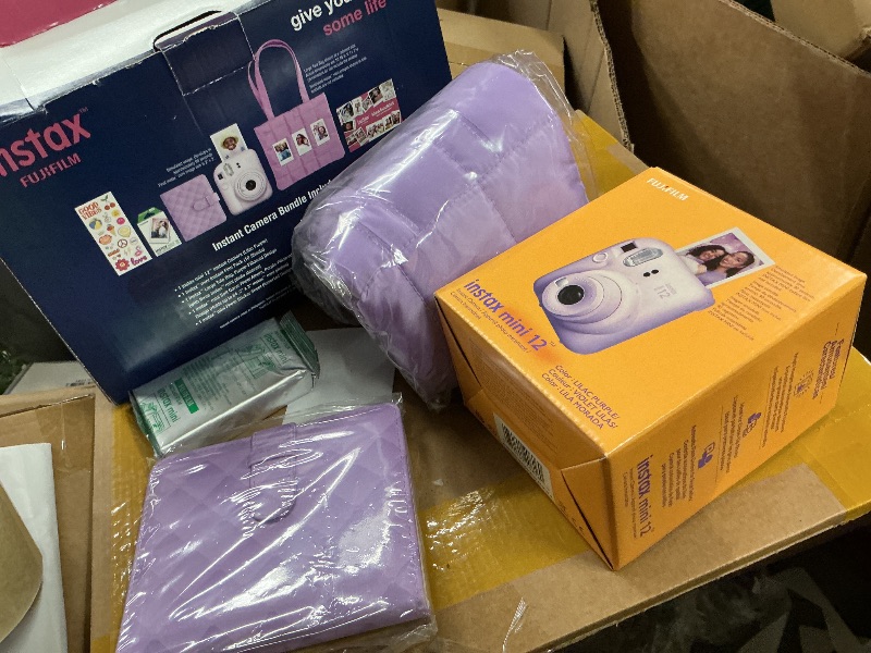 Photo 1 of FUJIFILM Instax Mini 12 Holiday Bundle 2025 - Lilac Purple
