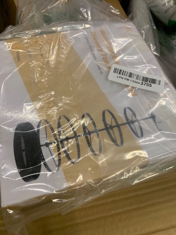 Photo 1 of 17Dec 6 Tier Rotating Jewelry Organizer Stand, 230 Holes Earring Holder Organizer for Women Girls, Spinning Earring Tree with Ring Holder, Wide Base for Bracelets Watches Lipstick