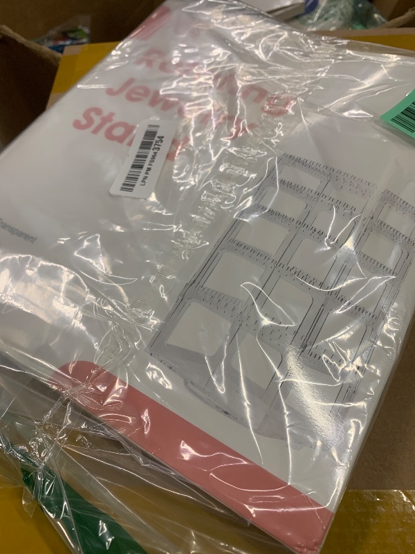 Photo 1 of 24Aug 360° Rotating Jewelry Organizer Stand with 5 Layers,Acrylic Earring Holder Organizer Stand,228 Holes and 232 Grooves for Studs,Dangly Earrings,Chains,Bracelets,Necklace