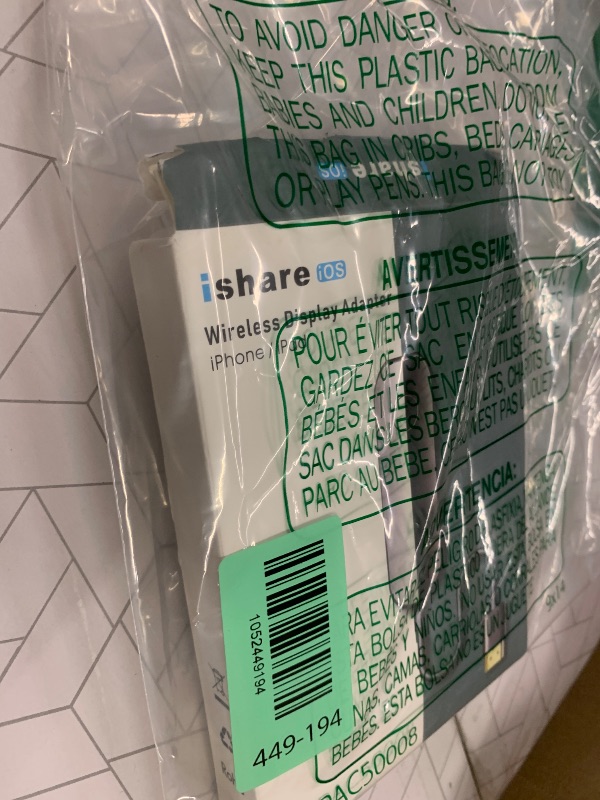 Photo 1 of 4K 1080P Wireless HDMI Display Adapter, WiFi Streaming Movies, Shows Receiver for i-Phone, i-Pad, Android, Tablet, Laptop, Window to HDTV/Monitor/Projector, Compatible Miracast, Air Play, DLNA