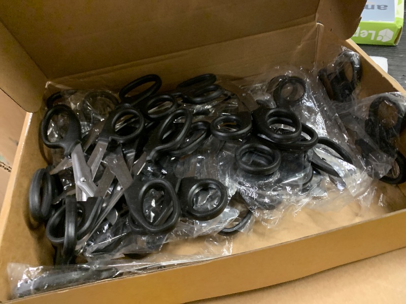 Photo 1 of Newwiee Trauma Shears Bulk for Nurses 5.7 Inch Bandage Scissors Medical Shears Emergency First Aid Scissors Stainless Steel Nursing Shears for Doctor(Black, 60 Pieces)