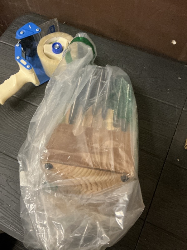 Photo 1 of **INCOMPLETE SET** Knife Set, Emojoy Kitchen Knife Set with Heavy-Duty Acacia Block, Premium Titanium Stainless Steel Knife Block Set with Built-in Sharpener, Rust Proof