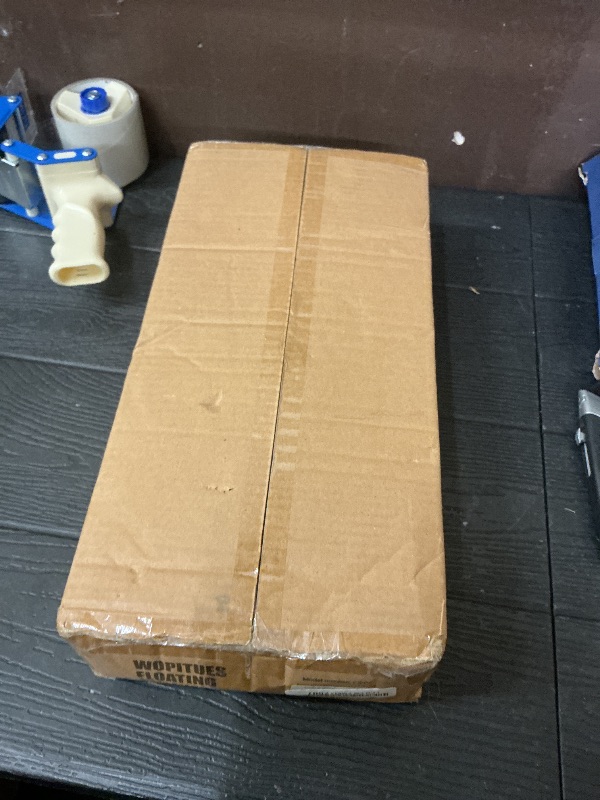 Photo 1 of WOPITUES Floating Shelves with Black Metal Guardrail, Shelves for Wall Decor Set of 3, Wall Shelves for Bedroom, Bathroom, Kitchen, Living Room, Plants, Picture Frames, Art- Black