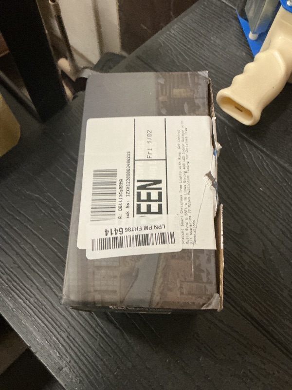 Photo 1 of Dreicht Smart Christmas Tree Lights with Ring, APP Control Music Sync 6.56Ft x 16 Lines String 400 LED Indoor Outdoor with DIY scenarios 17 Modes Multicolor Timing for Christmas Tree Decorations