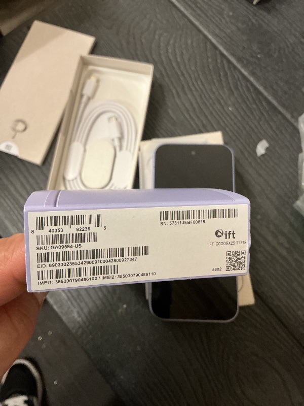 Photo 1 of Google Pixel 9a with Gemini - Unlocked Android Smartphone with Incredible Camera and AI Photo Editing, All-Day Battery, and Powerful Security - Iris - 128 GB