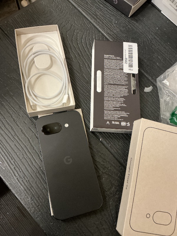 Photo 1 of Google Pixel 9a with Gemini - Unlocked Android Smartphone with Incredible Camera and AI Photo Editing, All-Day Battery, and Powerful Security - Obsidian - 128 GB