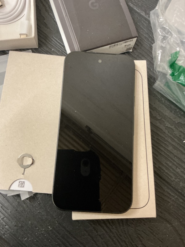 Photo 1 of Google Pixel 9a with Gemini - Unlocked Android Smartphone with Incredible Camera and AI Photo Editing, All-Day Battery, and Powerful Security - Obsidian - 128 GB