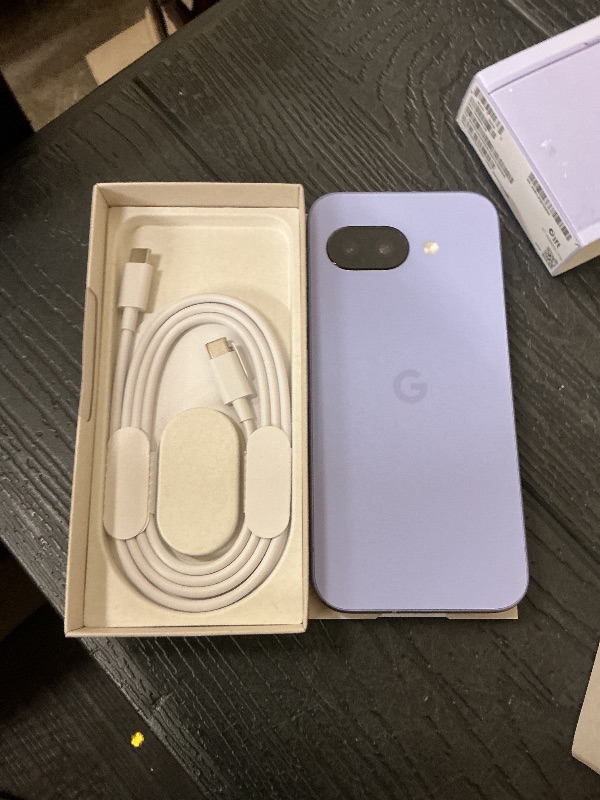 Photo 1 of Google Pixel 9a with Gemini - Unlocked Android Smartphone with Incredible Camera and AI Photo Editing, All-Day Battery, and Powerful Security - Iris - 128 GB