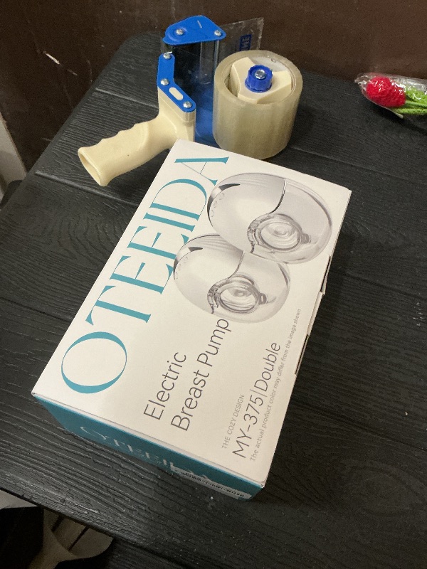 Photo 1 of Hands Free Breast Pump Wearable MY-375 - Strong Suction, Low Noise, Wearable Breastfeeding Pump with 4 Mode &12 Levels, Portable Electric Breast Pump 24mm - 19/21/Insert/Flange, 2 Pack (White)