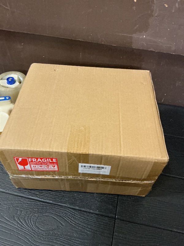 Photo 1 of 3 Gallon Glass Small Fish Tank, Betta Fish Tank Starter Kit with Filter, Lights,Lid.