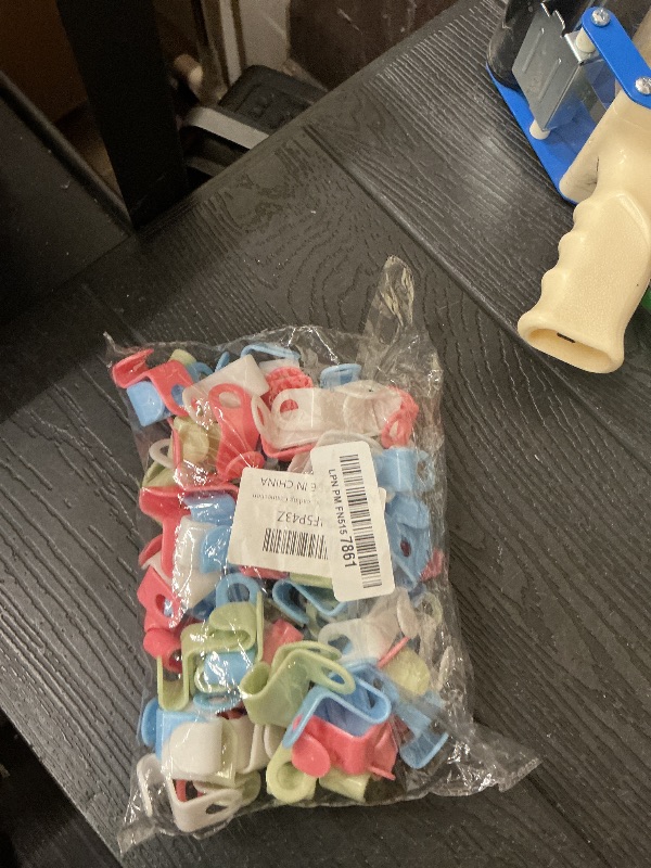 Photo 1 of 100 PCS Space Saving Hanger - Space Saver Clothes Hanger Connector with Stacking Hooks and Heavy Duty Cascading Connection