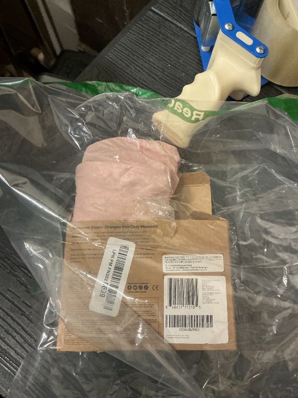 Photo 1 of 2-Pack Organic Changing Pad Covers for Girl, Boy, Neutral - 100% Cotton Changing Table Pad Cover, Soft Baby Nursery Diaper Changing Pad Sheets, Contour Changing Pads Liners, Change Pad Cover (Rose)