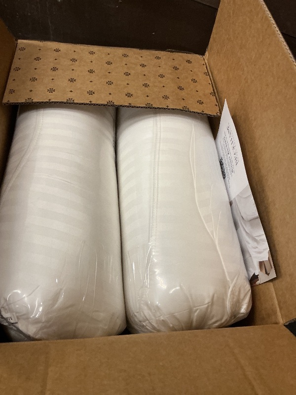 Photo 1 of Beckham Hotel Collection Bed Pillows Standard/Queen Size Set of 2 - Original Soft Down Alternative Pillow for Sleeping - Soft Support for Back, Stomach or Side Sleepers