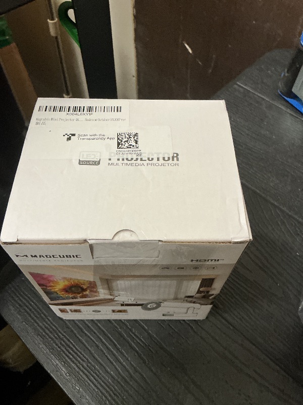 Photo 1 of Magcubic Mini Projector with WiFi 6 and Bluetooth 5.4, Portable Projector 4K Support, 5W Soundbase Speaker, Auto Vertical Keystone 180°Rotatable Smart Proyector for Movie Home Outdoor