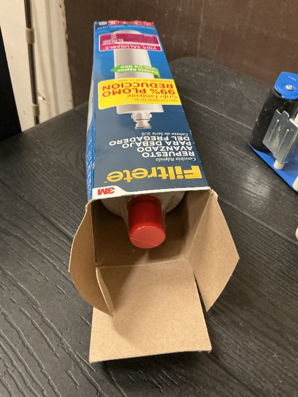 Photo 1 of Filtrete Maximum Under Sink Quick Change Water Filtration Replacement Filter 3US-MAX-F01, for use with System 3US-MAX-S01