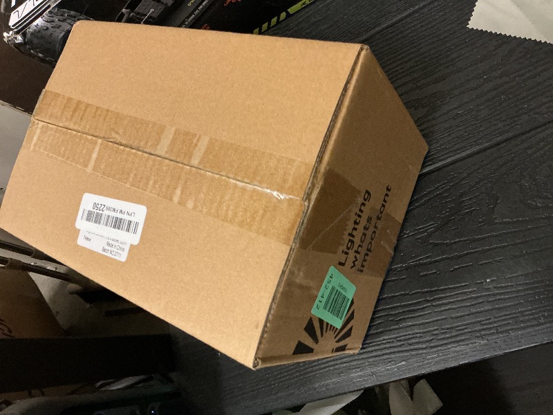 Photo 1 of Brightown Led String Lights Outdoor 55Ft G40 Patio Lights with 52 Led Shatterproof Bulbs(2 Spare), Waterproof Led Globe Hanging Lights for Backyard Porch Bistro Balcony Decor, E12 Socket, 2200K