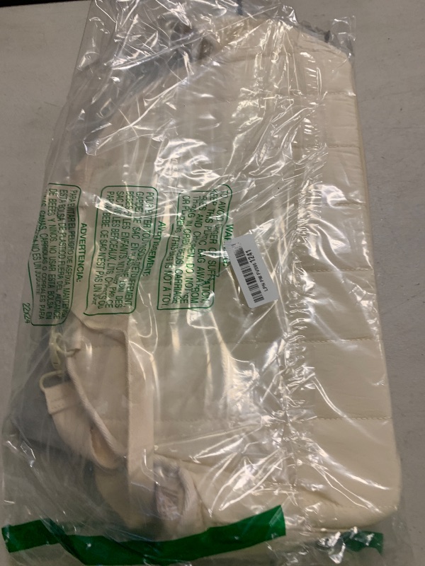 Photo 1 of ??Pecute Dog Purse Carrier, Lightweight Dog Carriers for Small Dogs with Large Pockets, Dog Soft-Sided Carriers up to 6.6lbs, Pet Carrier for Puppy Cat Rabbit, Suitable for Travel, Subway, Cream