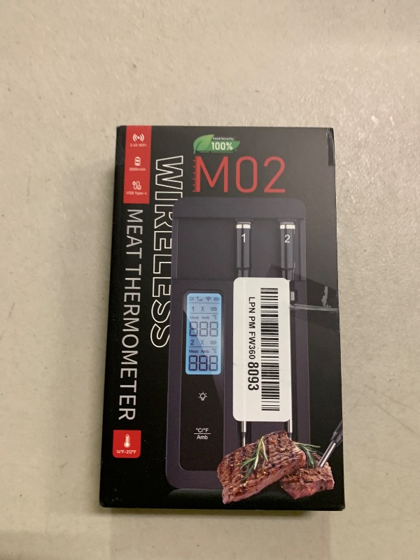 Photo 1 of Smart Wireless Meat Thermometer with Dual Probes, Bluetooth & WiFi Combo, High Precision & Fast Response for BBQ, Grill, Smoker, Oven, Air Fryer