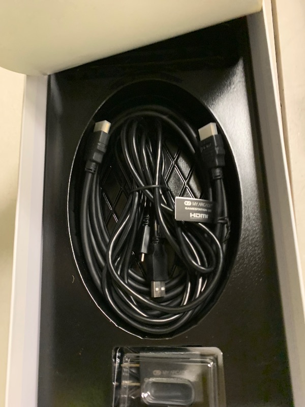 Photo 1 of My Arcade Atari Gamestation Go: Rechargeable Battery, Over 200+ Preloaded Retro Video Games Including Pac-Man, Atari: Recharged, & Balls of Steel, Wifi,Smartglow, 7 inch Display,