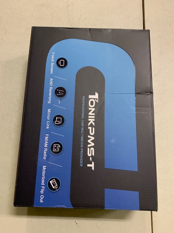 Photo 1 of 2026 Single Din Car Stereo with Wireless Apple CarPlay & Android Auto, 7-inch HD Motorized Flip-Out Touchscreen Head Unit, Bluetooth 5.1, Type-A Fast Charge, Backup Camera, DSP, AM/FM Radio Receiver