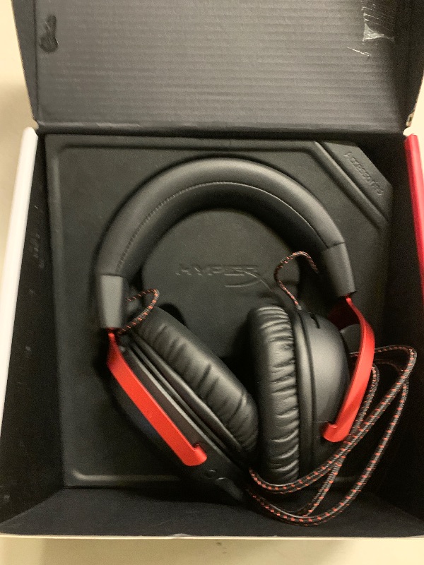 Photo 1 of HyperX Cloud III – Wired Gaming Headset, PC, PS5, Xbox Series X|S, Angled 53mm Drivers, DTS Spatial Audio, Memory Foam, Durable Frame, Ultra-Clear 10mm Mic, USB-C, USB-A, 3.5mm – Black/Red
