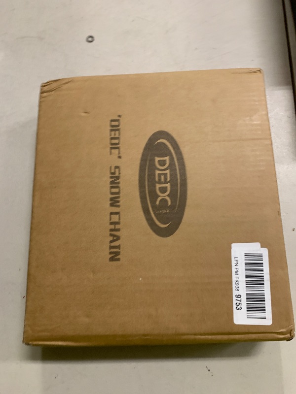 Photo 1 of DEDC Snow Chains for SUV Tire Chains Compatible with Tesla MODEL 3 Cars 1 Min Quick Fit Chainsaw Reusable Universal Emergency Traction Chain Tire Width 215 225 235 245 255 265 - Set of 2 MS1519