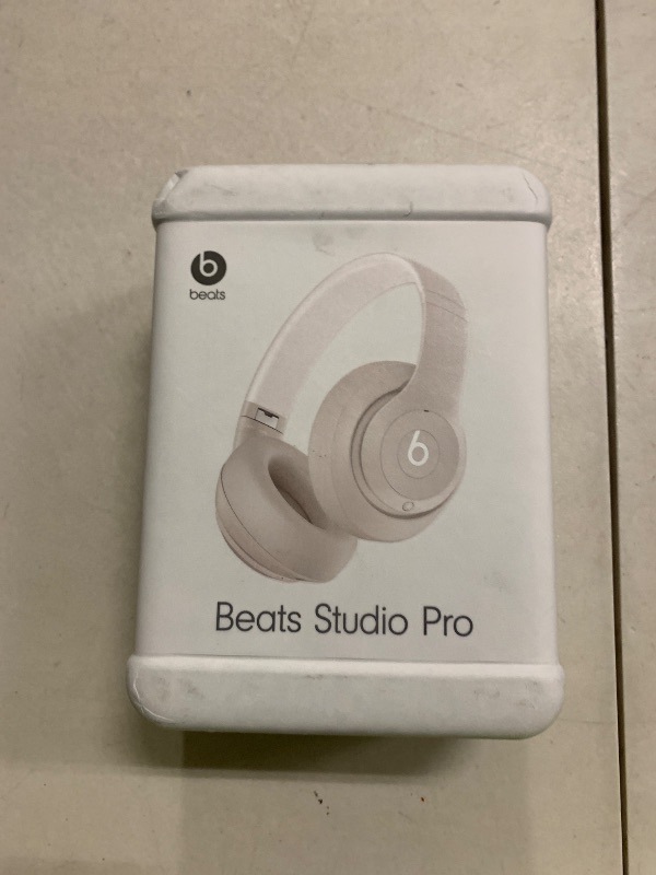 Photo 1 of Beats Studio Pro-Premium Wireless Over-Ear Headphones- Up to 40-Hour Battery Life, Active Noise Cancelling, USB-C Lossless Audio, Apple & Android Compatible- Sandstone