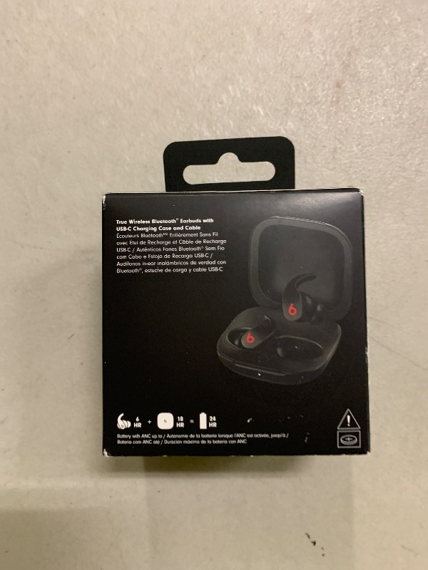 Photo 1 of Beats Fit Pro (1st Gen) - True Wireless Noise Cancelling Earbuds - Active Noise Cancelling - Sweat Resistant Earphones, Compatible with Apple & Android, Class 1 Bluetooth®- Beats Black