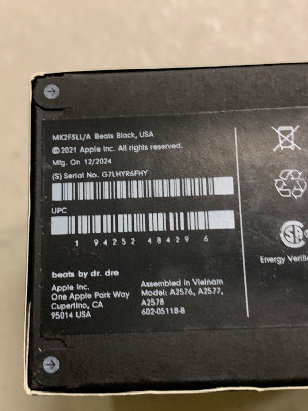 Photo 1 of Beats Fit Pro (1st Gen) - True Wireless Noise Cancelling Earbuds - Active Noise Cancelling - Sweat Resistant Earphones, Compatible with Apple & Android, Class 1 Bluetooth®- Beats Black