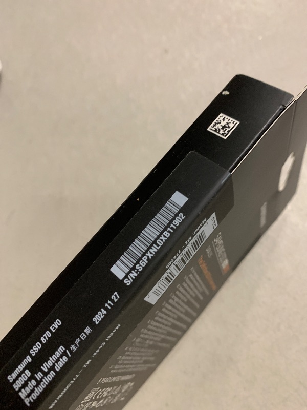 Photo 1 of SAMSUNG 870 EVO SATA SSD 500GB 2.5” Internal Solid State Drive, Upgrade PC or Laptop Memory and Storage for IT Pros, Creators, Everyday Users, MZ-77E500B/AM, Black