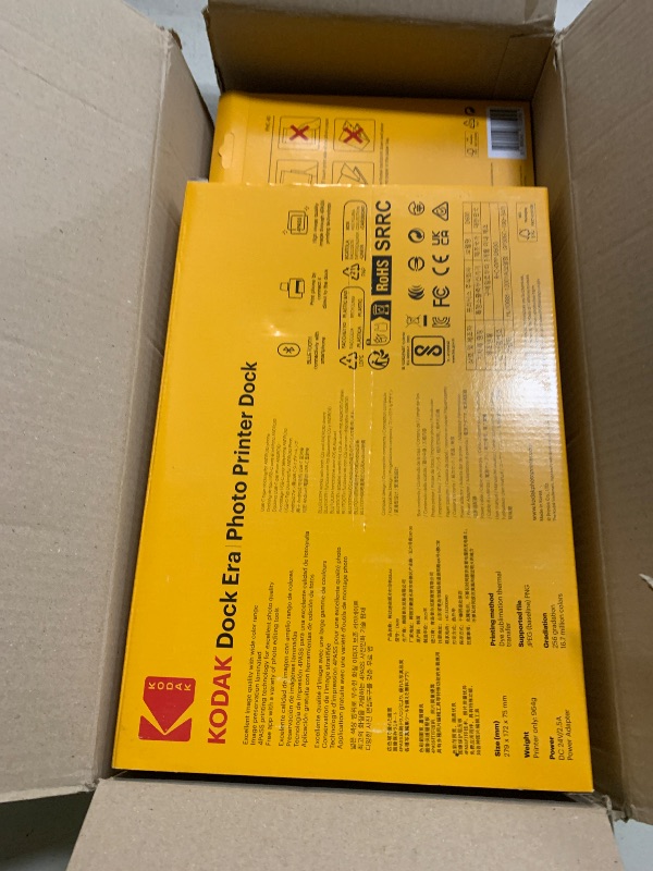 Photo 1 of KODAK Dock ERA Plus 4PASS Instant Photo Printer, 4x6 inches, 50 Sheets Bundle