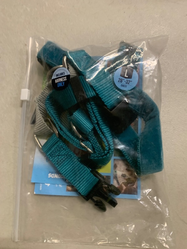 Photo 1 of 2 Hounds Design Freedom No Pull Dog Harness, Adjustable Harness, Easy Walking & Comfortable Control, Fits Small, Medium & Large Dogs, Solid Colors, Made in USA, 1" LG, Teal