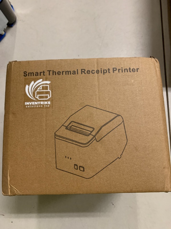 Photo 1 of MUNBYN Bluetooth Thermal Receipt Printer P047, 80mm POS Printer, Thermal Printer with USB Serial Ethernet, Bluetooth, Support Android Windows PC (Do Not Support iOS Paypal Doordash Grubhub Vagaro)