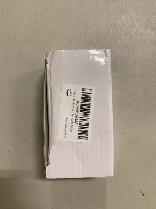 Photo 1 of 2 Pcs LED License Plate Light Lamp Tag Lights Compatible with Honda MDX TSX TL ILX RDX RL Accord Odyssey Civic Sedan Pilot Rear Tag Lights, Powered by 18-SMD 6000K White