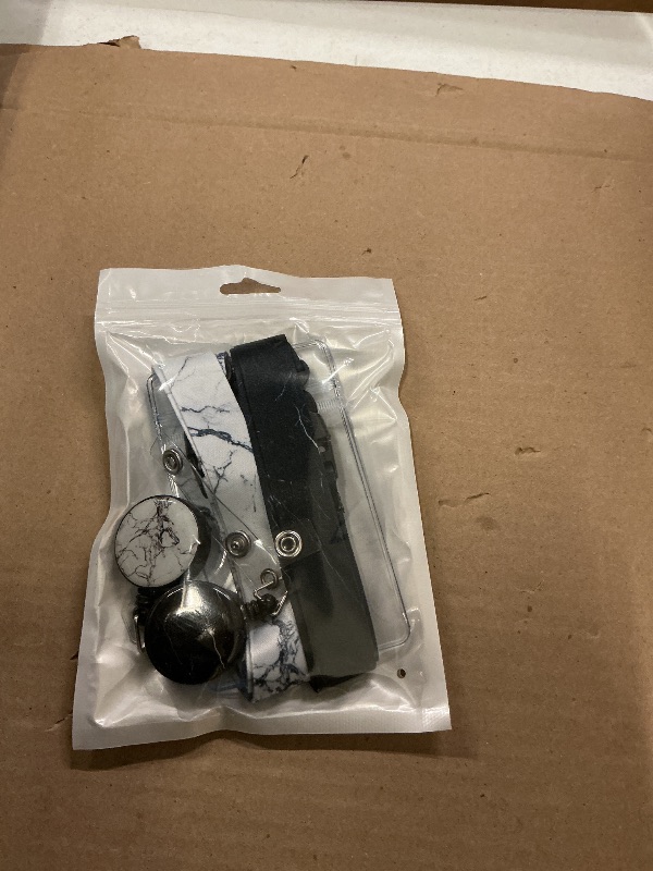 Photo 1 of 2-Pack Waterproof Retractable Lanyards for Cruise Ship Cards, Marble Print ID Card Holder with Detachable Buckle for Royal Caribbean, Carnival, Disney, NCL Cruise Essentials 2025